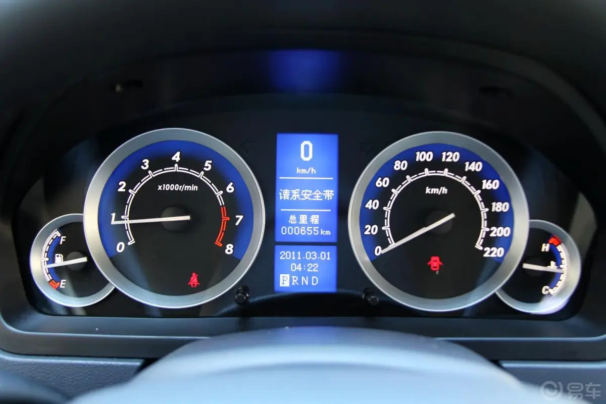 北京汽车E系列两厢 1.5L 乐尚自动版仪表盘