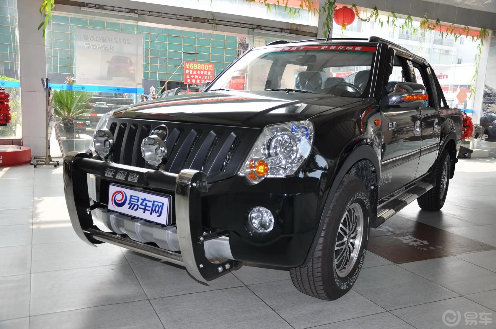 萨普V5 2.8L 两驱后视镜镜面（后）