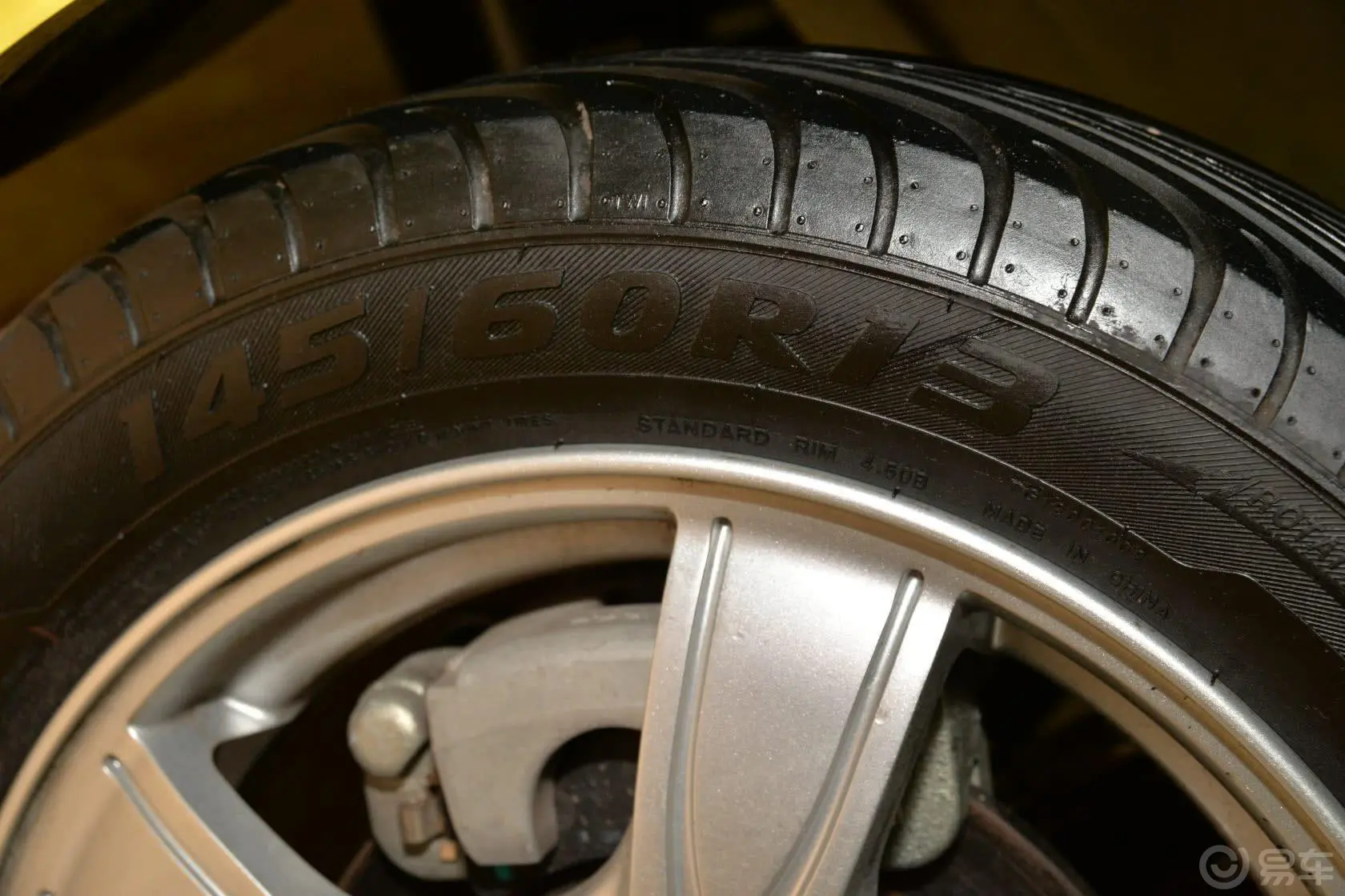 知豆标准型轮胎规格