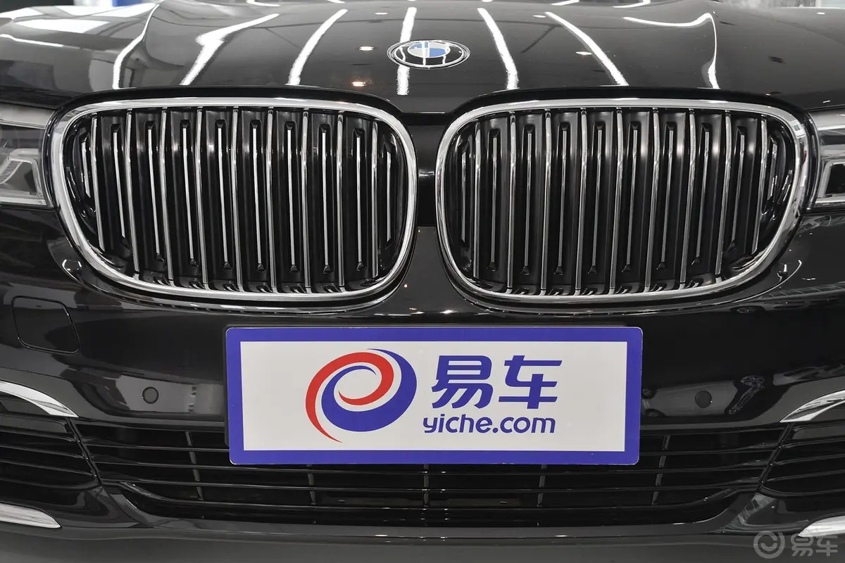 宝马7系740Li 领先型前格栅侧俯拍