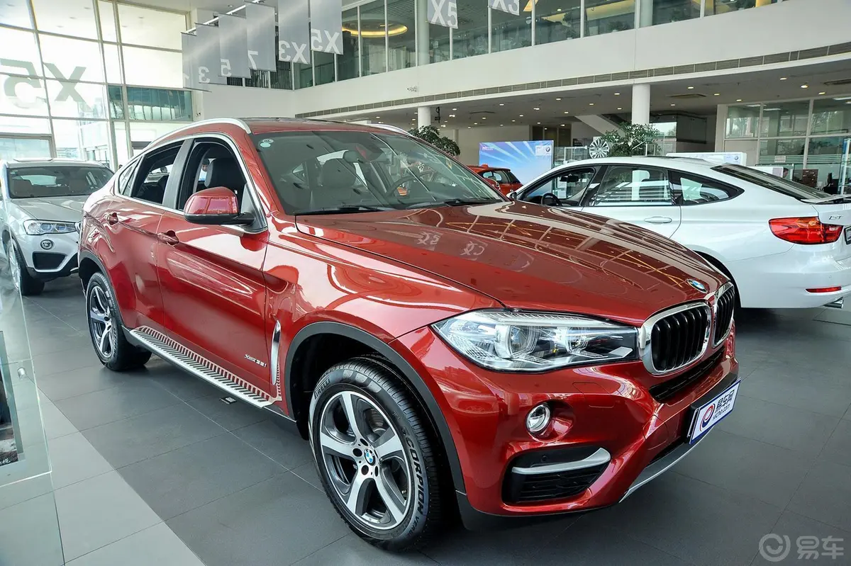 宝马X6xDrive35i 豪华型侧前45度车头向右水平