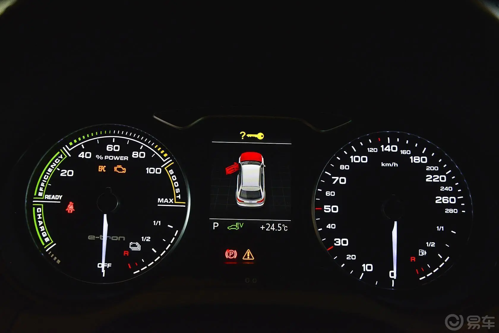 奥迪A3 插电混动(进口)Sportback e-tron 舒适型仪表盘背光显示