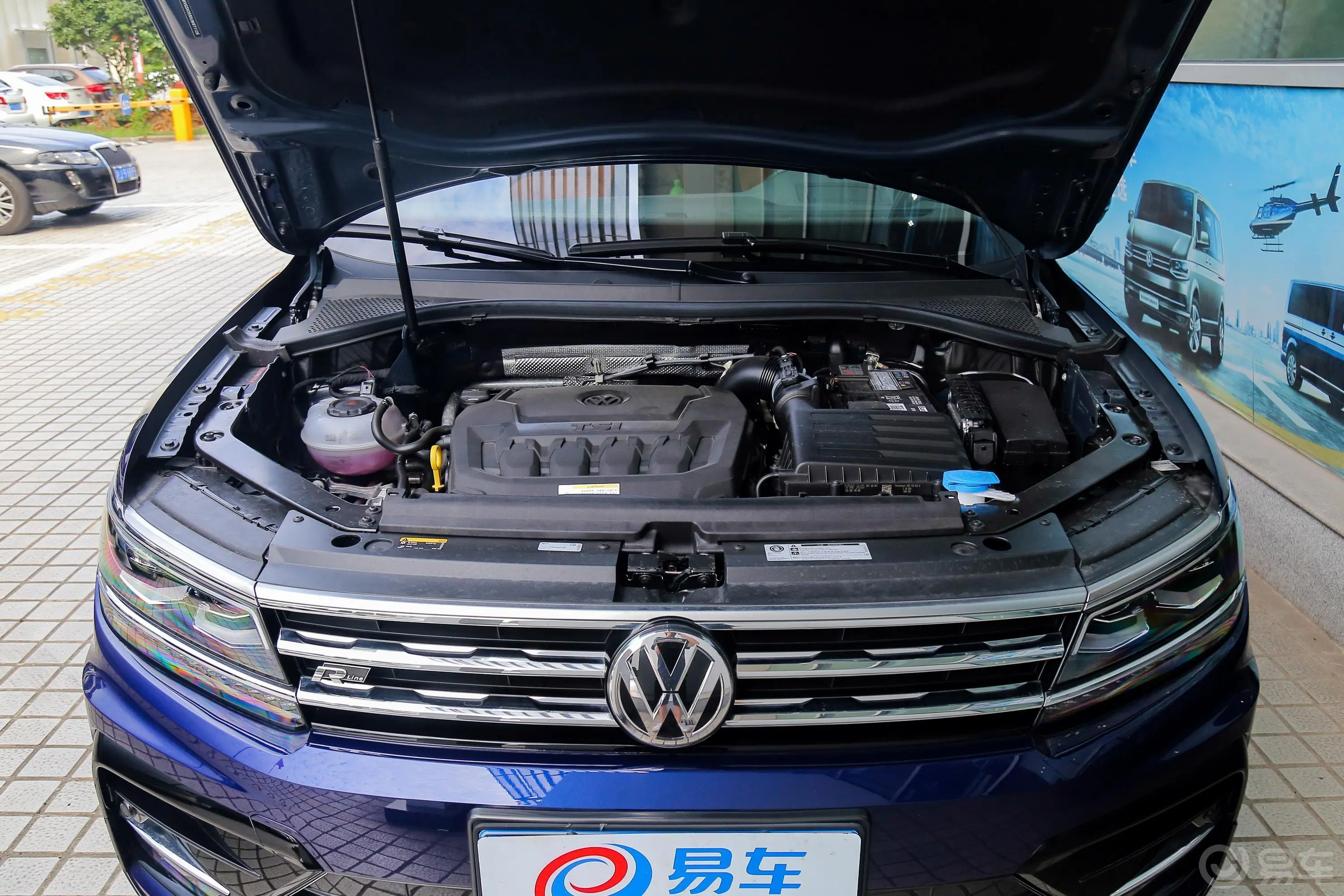 Tiguan330TSI 四驱 高配版发动机舱整体