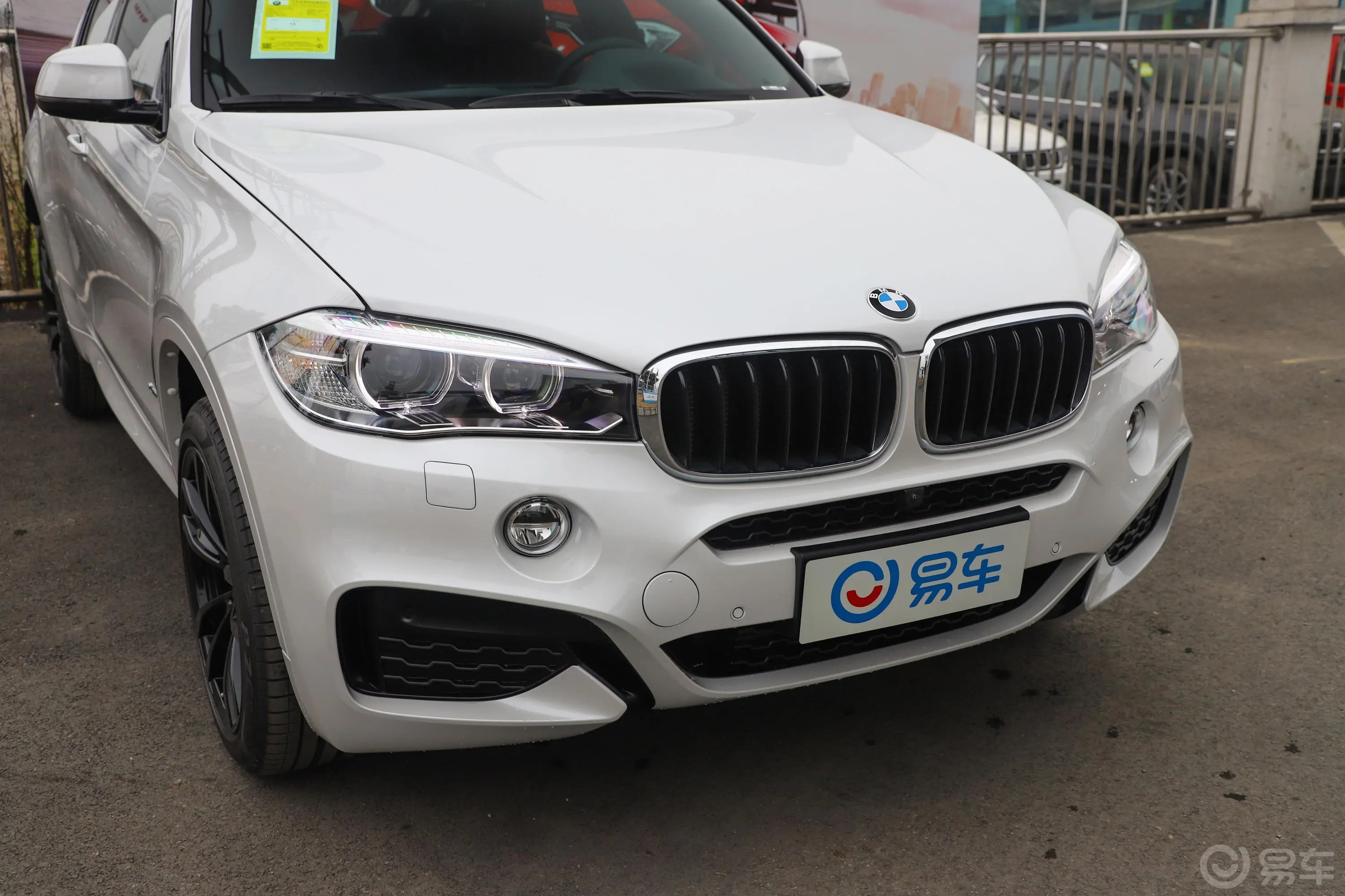 宝马X6xDrive35i M运动套装前格栅侧俯拍