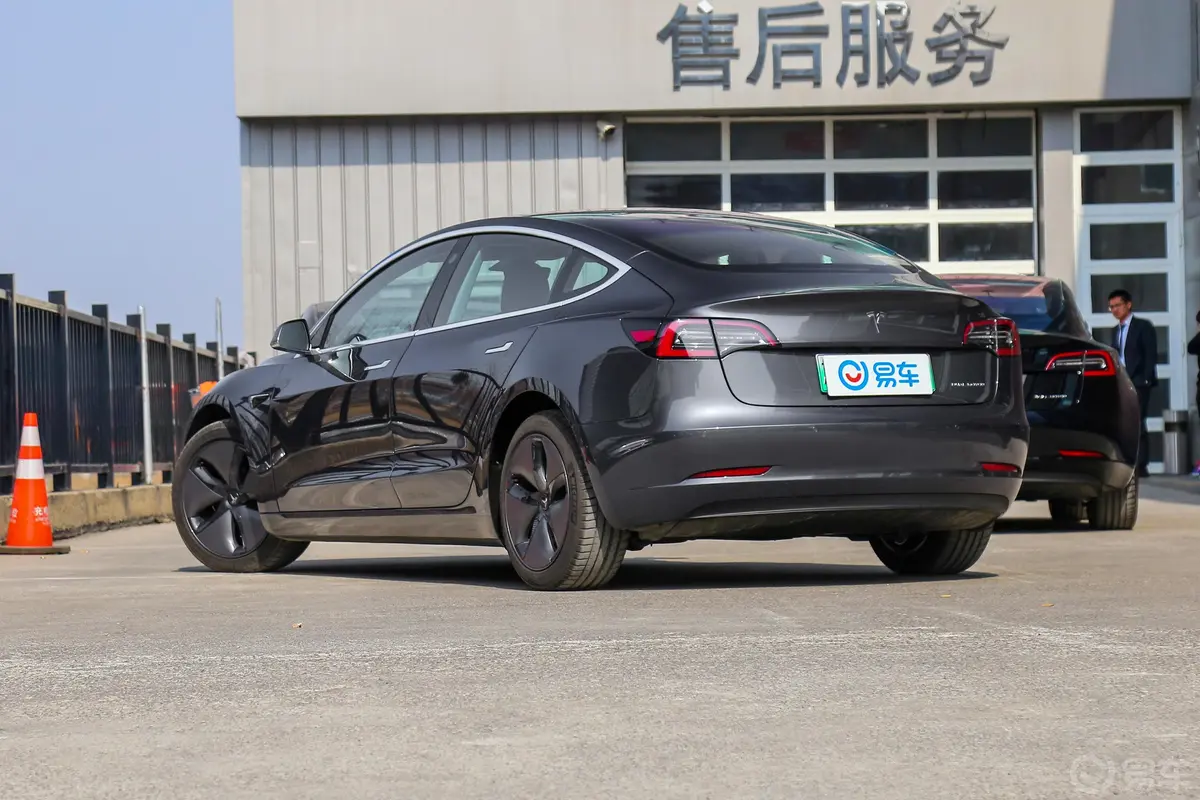 Model 3(进口)长续航全轮驱动版侧后45度车头向左水平