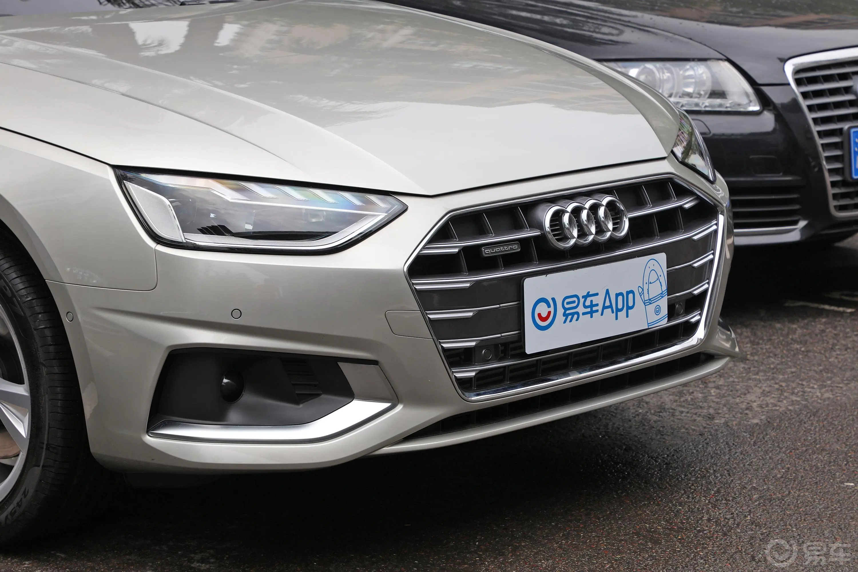 奥迪A4L40 TFSI quattro 豪华致雅型前格栅侧俯拍