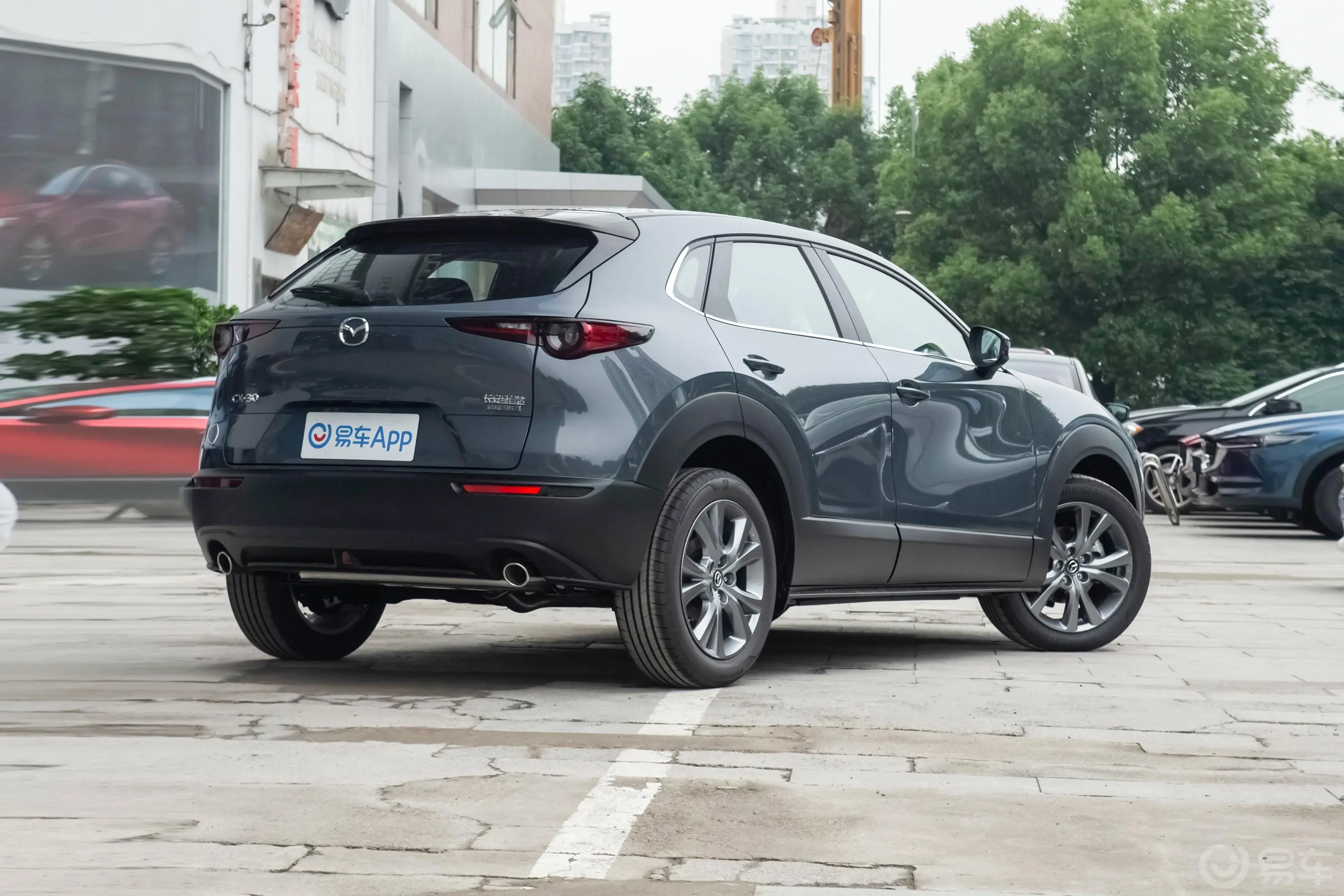 马自达CX-302.0L 手自一体 雅悦型侧后45度车头向右水平