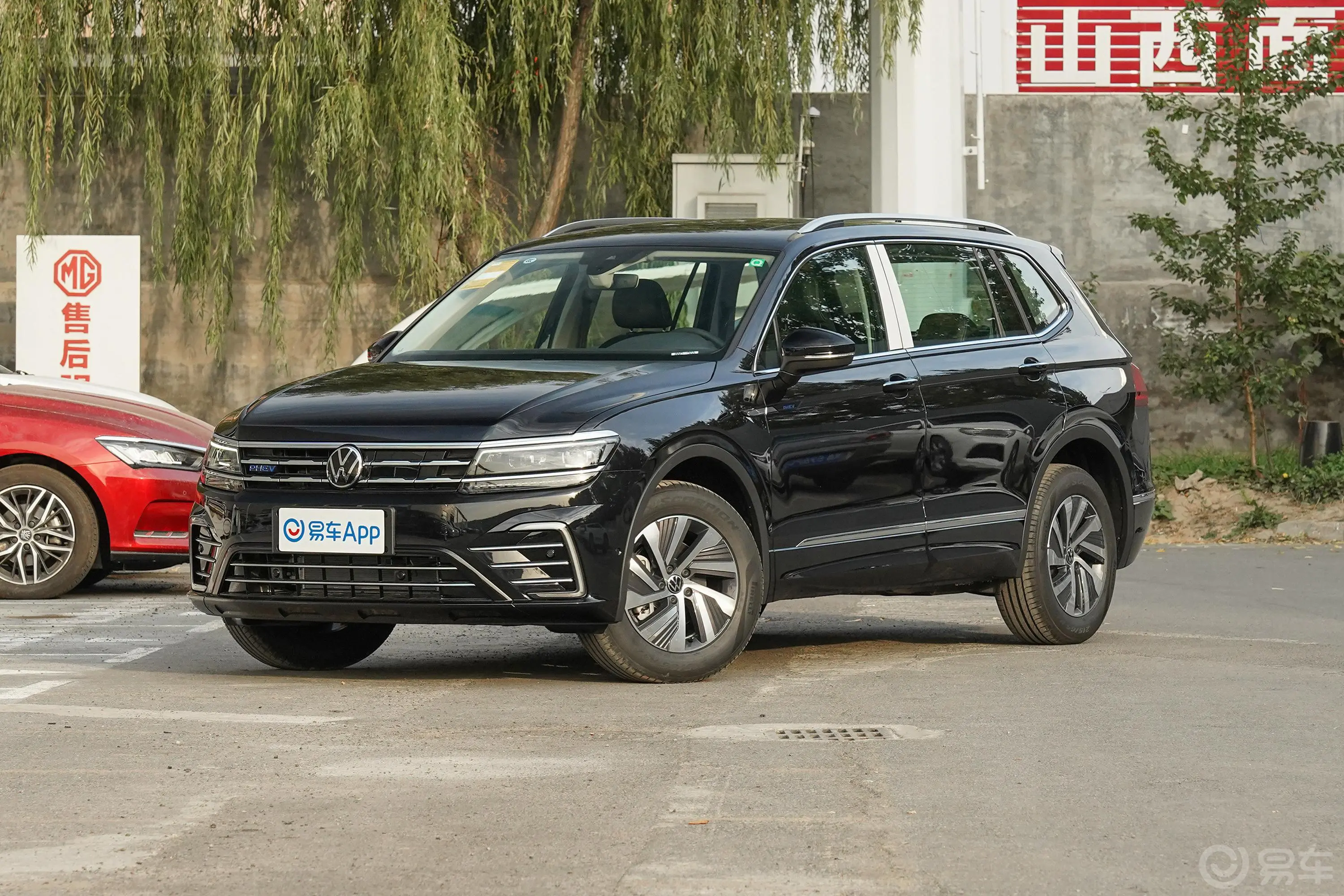 途观L 插电混动430PHEV 双离合 旗舰版侧前45度车头向左水平