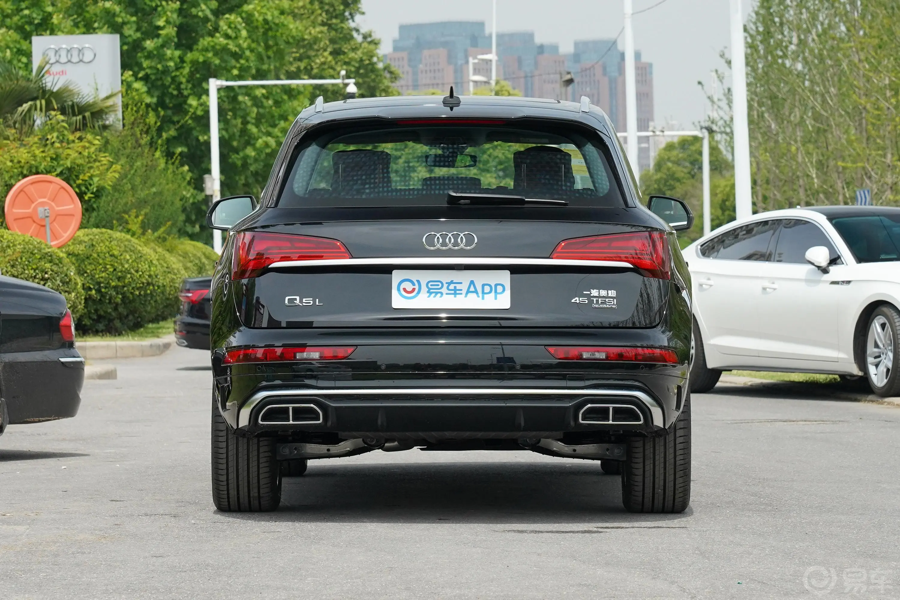 奥迪Q5L45 TFSI 豪华动感型正后水平