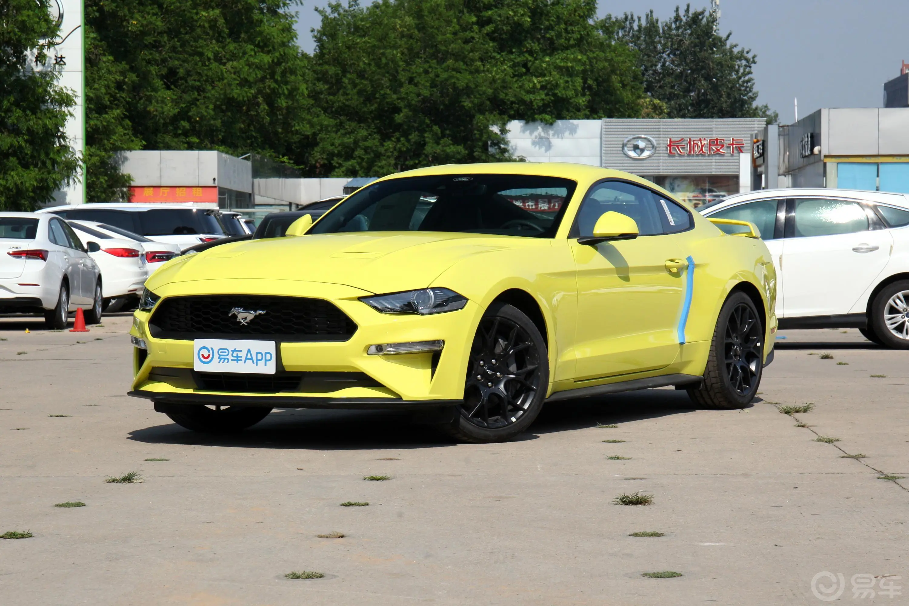 Mustang2.3T 掠光复刻限量版侧前45度车头向左水平