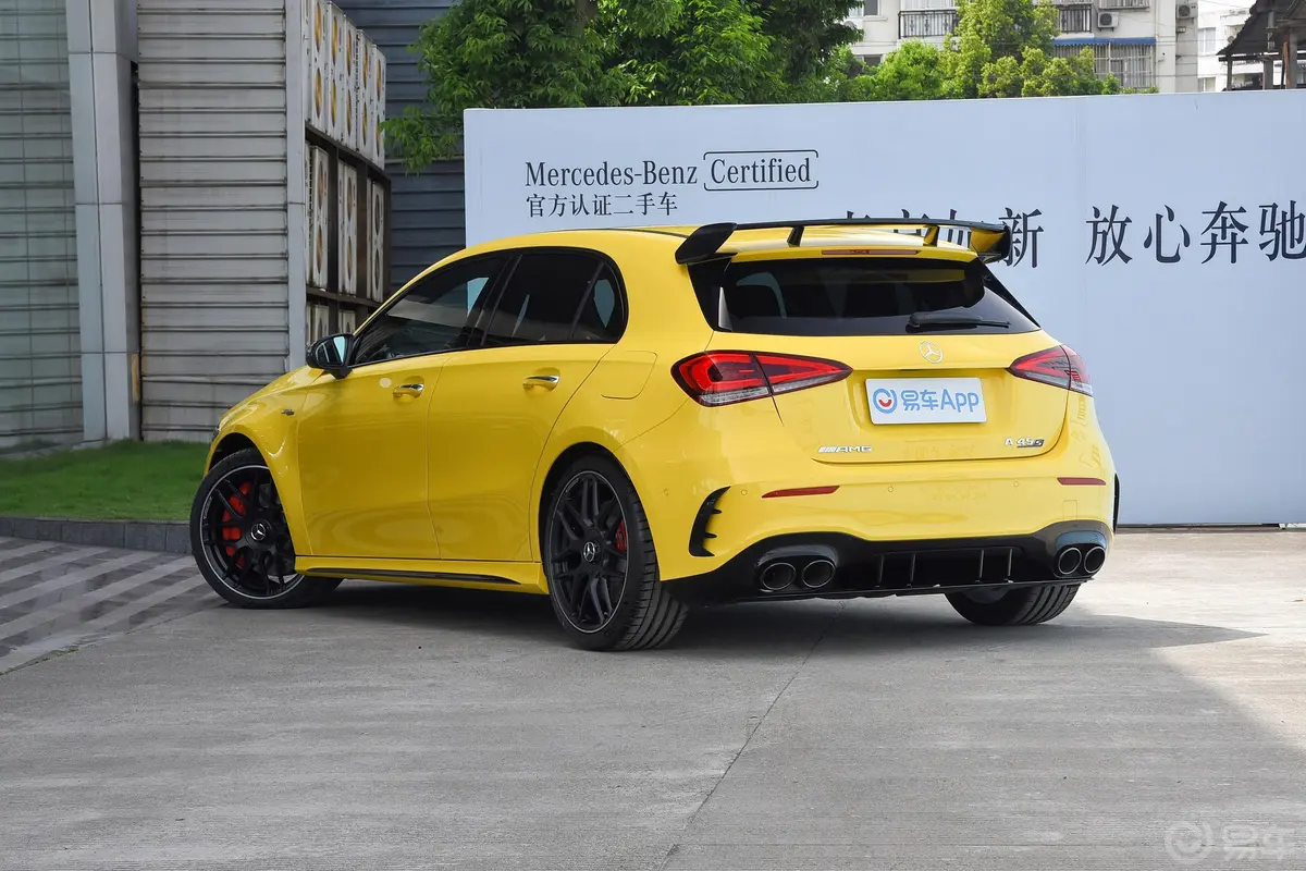 奔驰A级 AMG(进口)AMG A 45 S 4MATIC+侧后45度车头向左水平