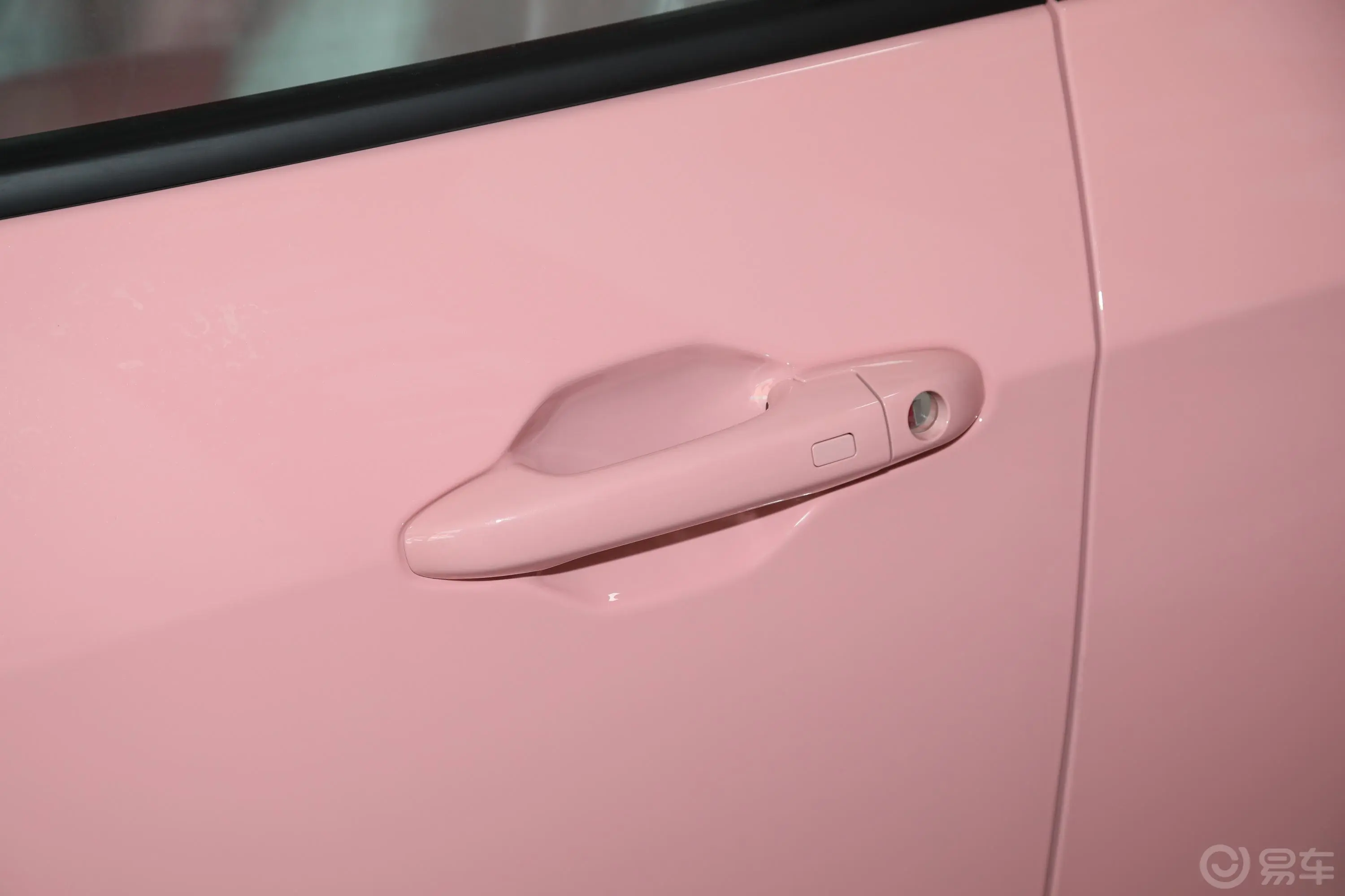 哪吒V潮 400 Lite 粉色定制款 三元锂驾驶员侧前门把手