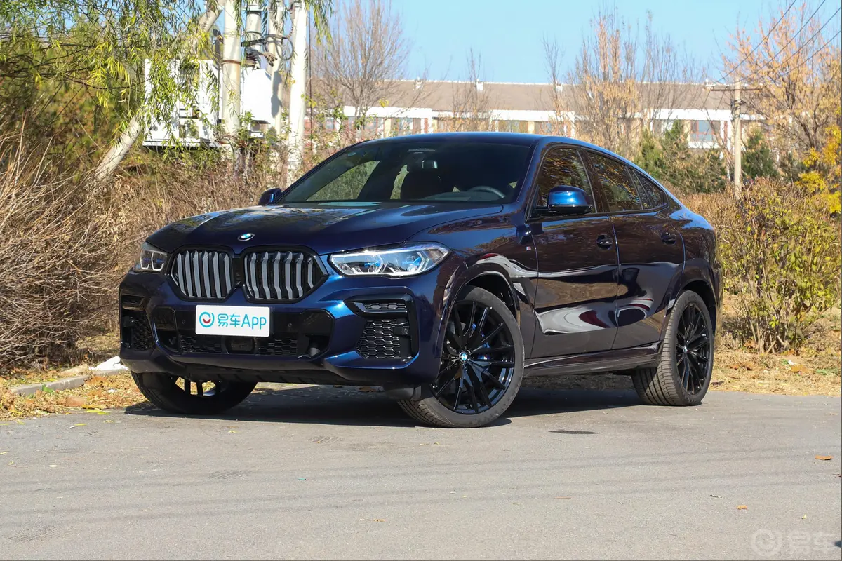 宝马X6改款二 xDrive40i 尊享型 M运动套装侧前45度车头向左水平