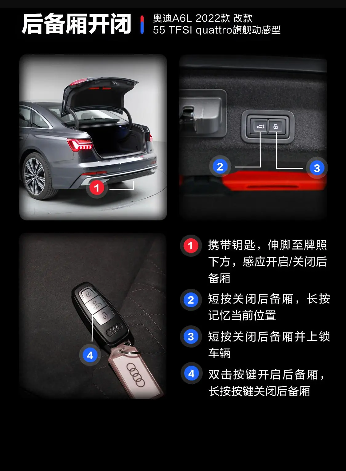 奥迪A6L55 TFSI quattro 旗舰动感型