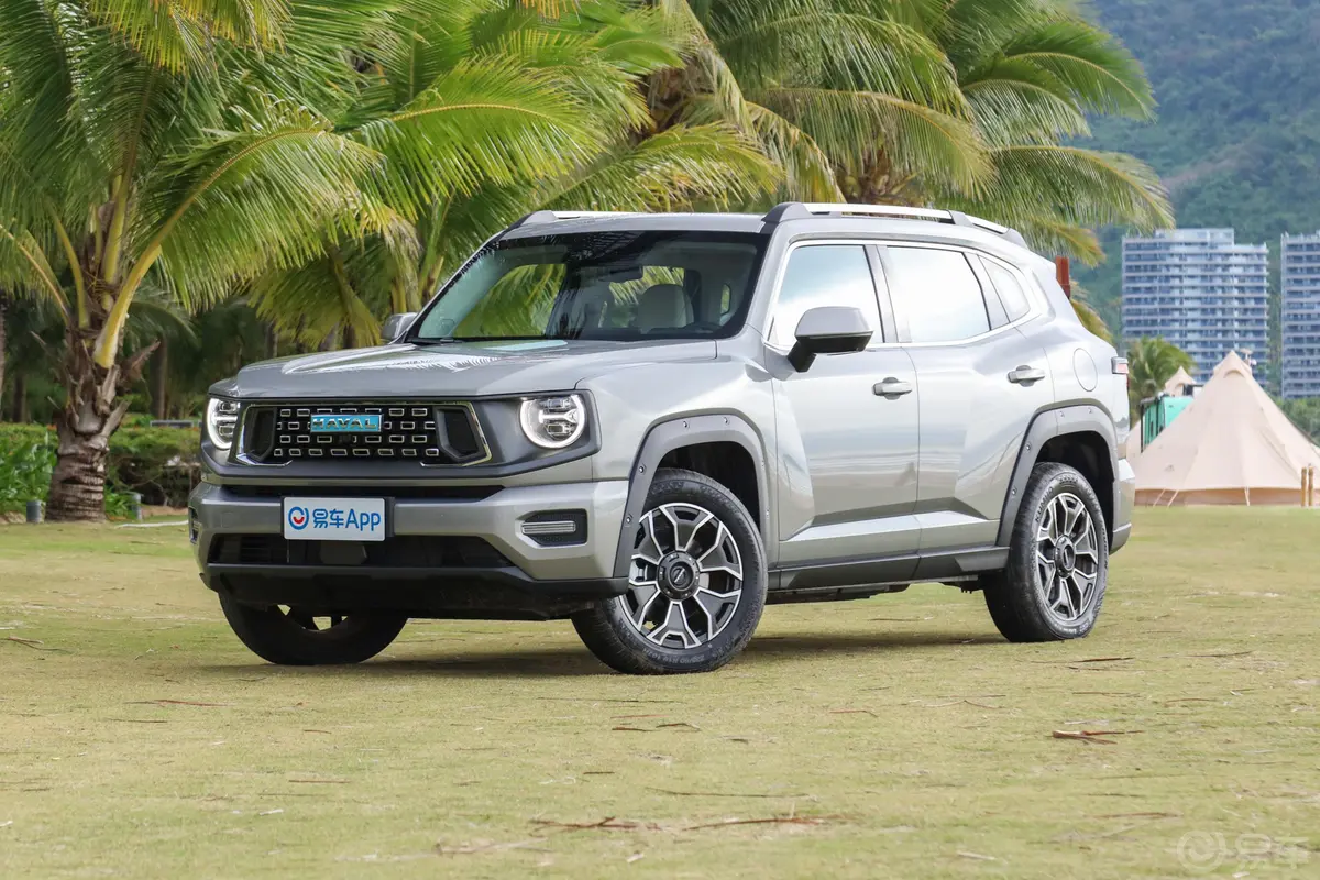 哈弗二代大狗PHEV1.5T 105km 潮电版Plus侧前45度车头向左水平