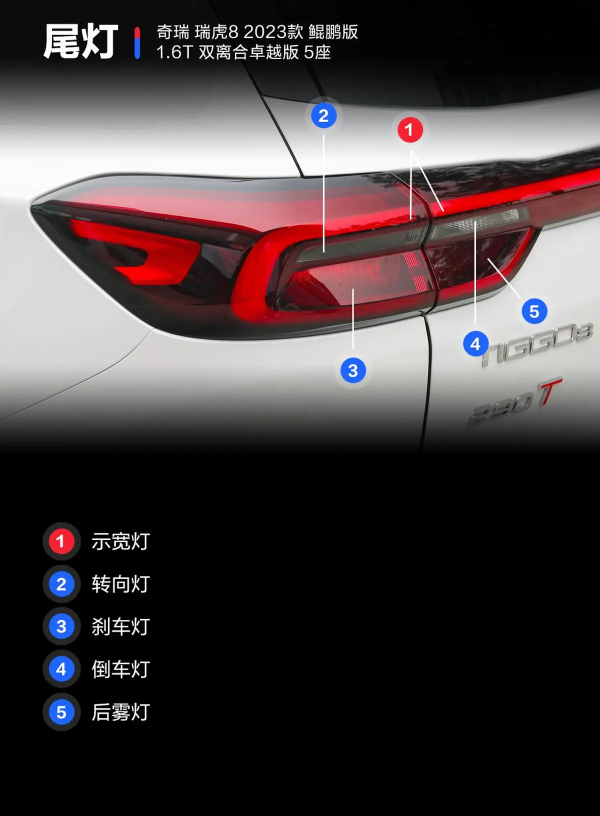 瑞虎8鲲鹏版 1.6T 双离合卓越版 5座