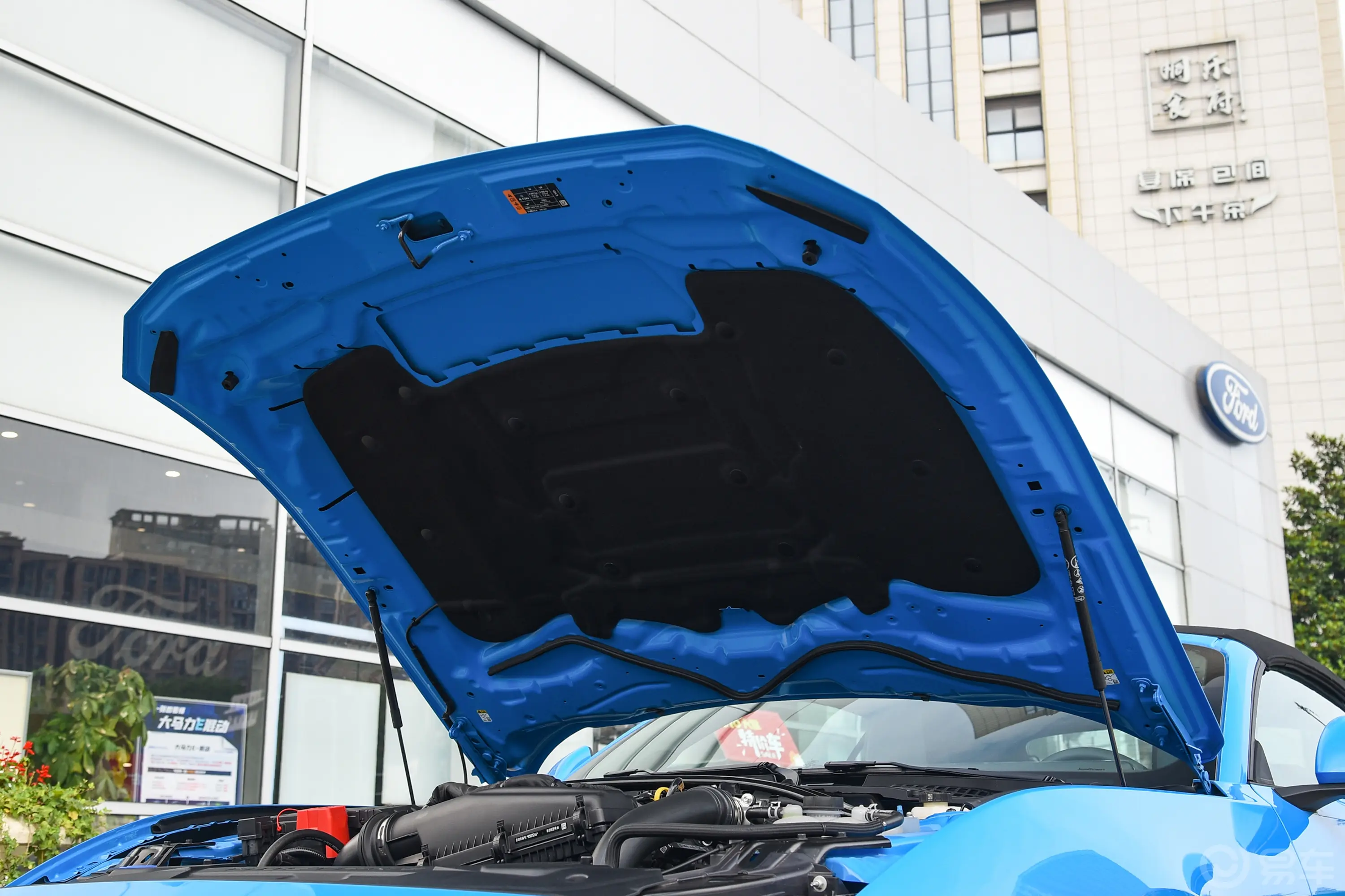Mustang2.3T 敞篷运动版前舱盖内侧