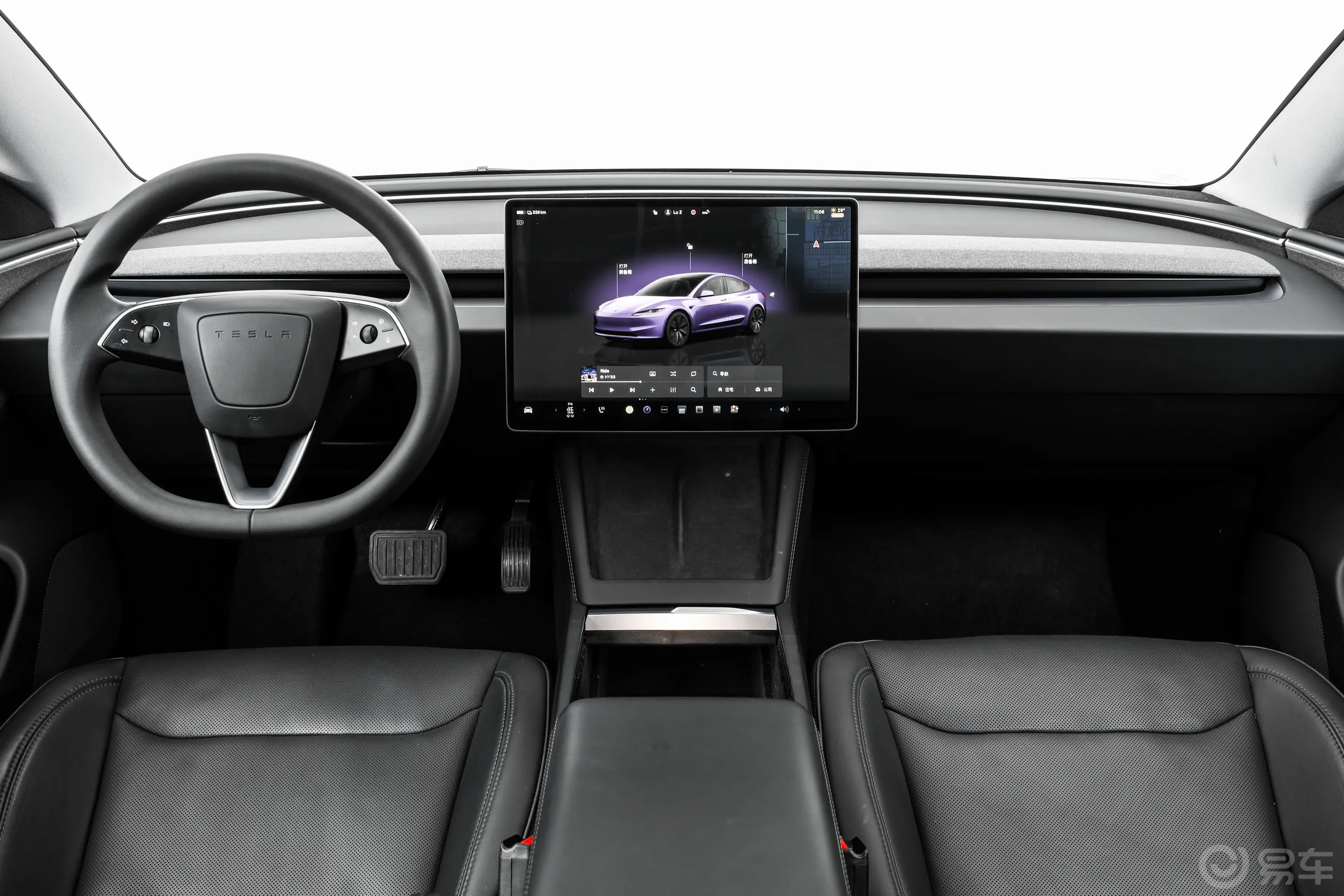 Model 3634km 后轮驱动版中控台整体