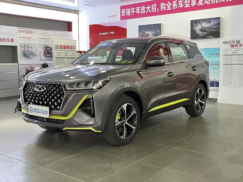奇瑞瑞虎7 PLUS贵妃黄限定版实车亮相 限量发售777辆