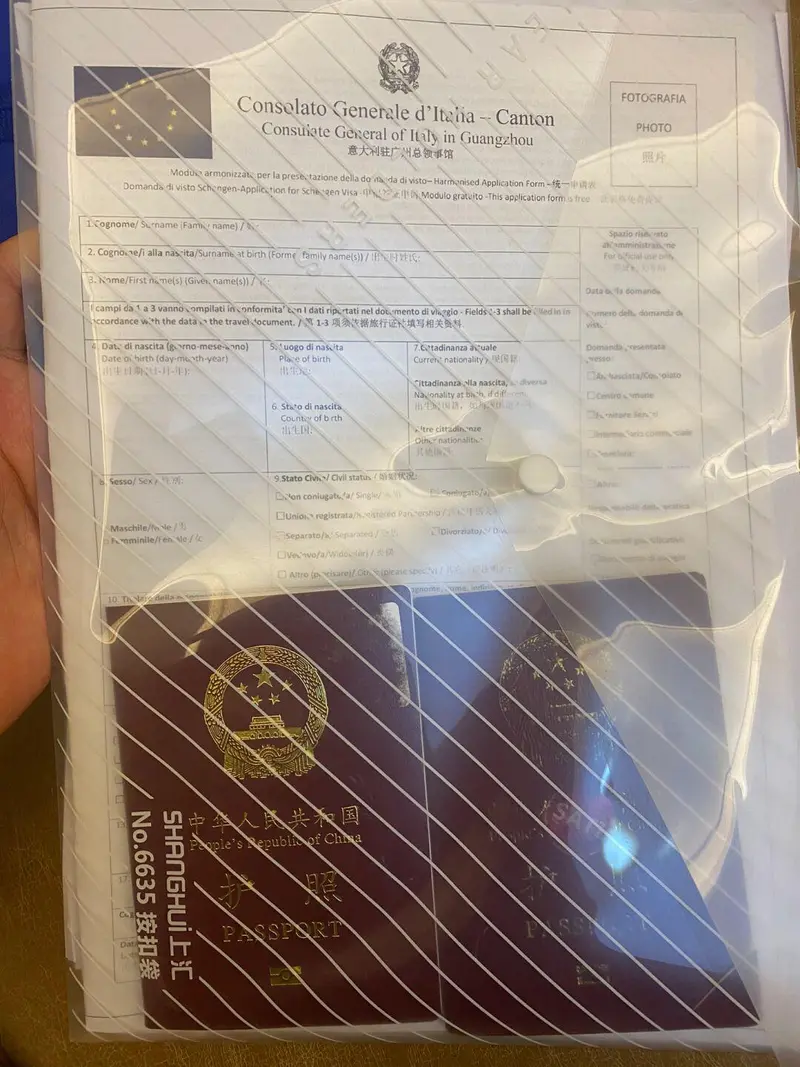 求助一下办过意大利申根商务签的朋友