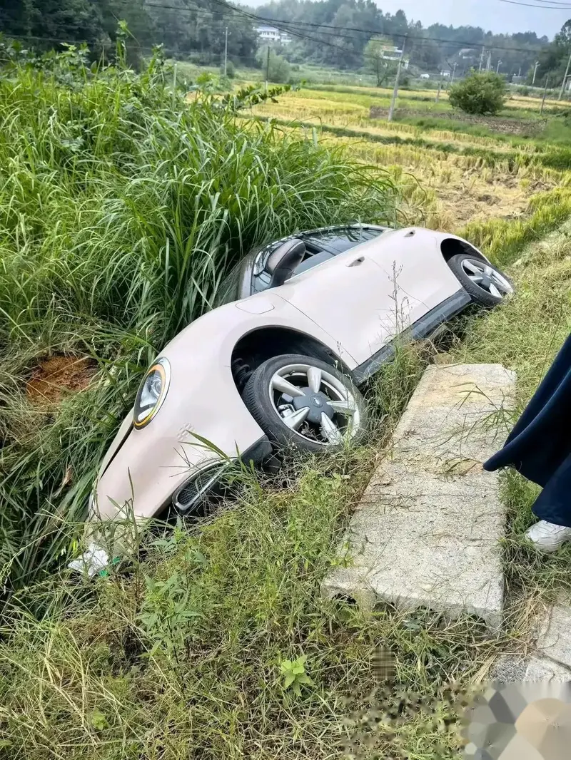 这都能翻车，真的佩服！估计又是女司机啊，或者换个新手。朋友们这是啥车啊？贵不贵？