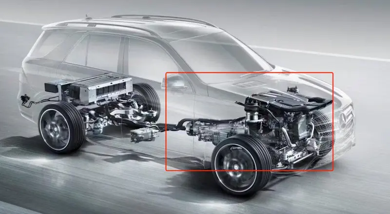 传统纵置发动机变速箱真的很占空间