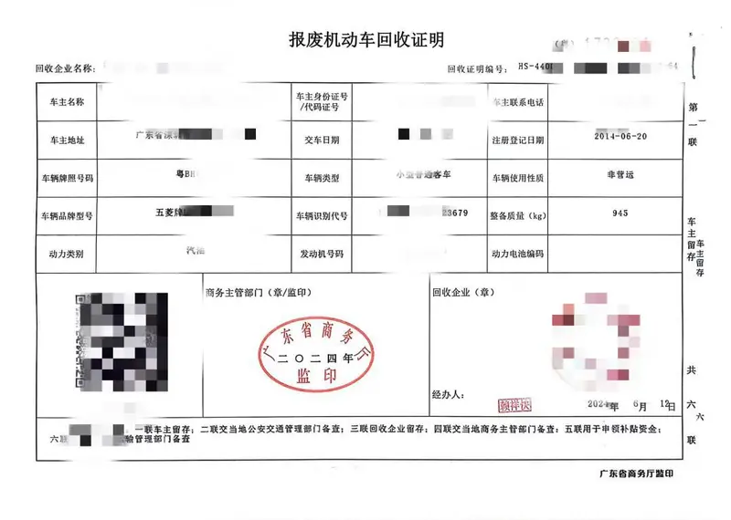 如果你有国三以下的旧车可以考虑报废了吧
