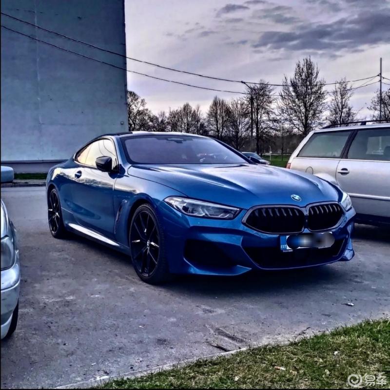 蓝色的车身,840i 车型,我在空地停车_宝马8系社区_易车社区