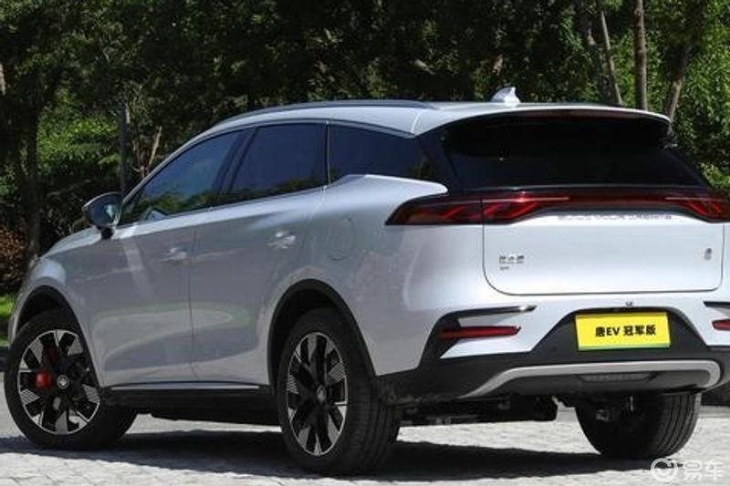 比亚迪唐ev冠军版,外观动感大气