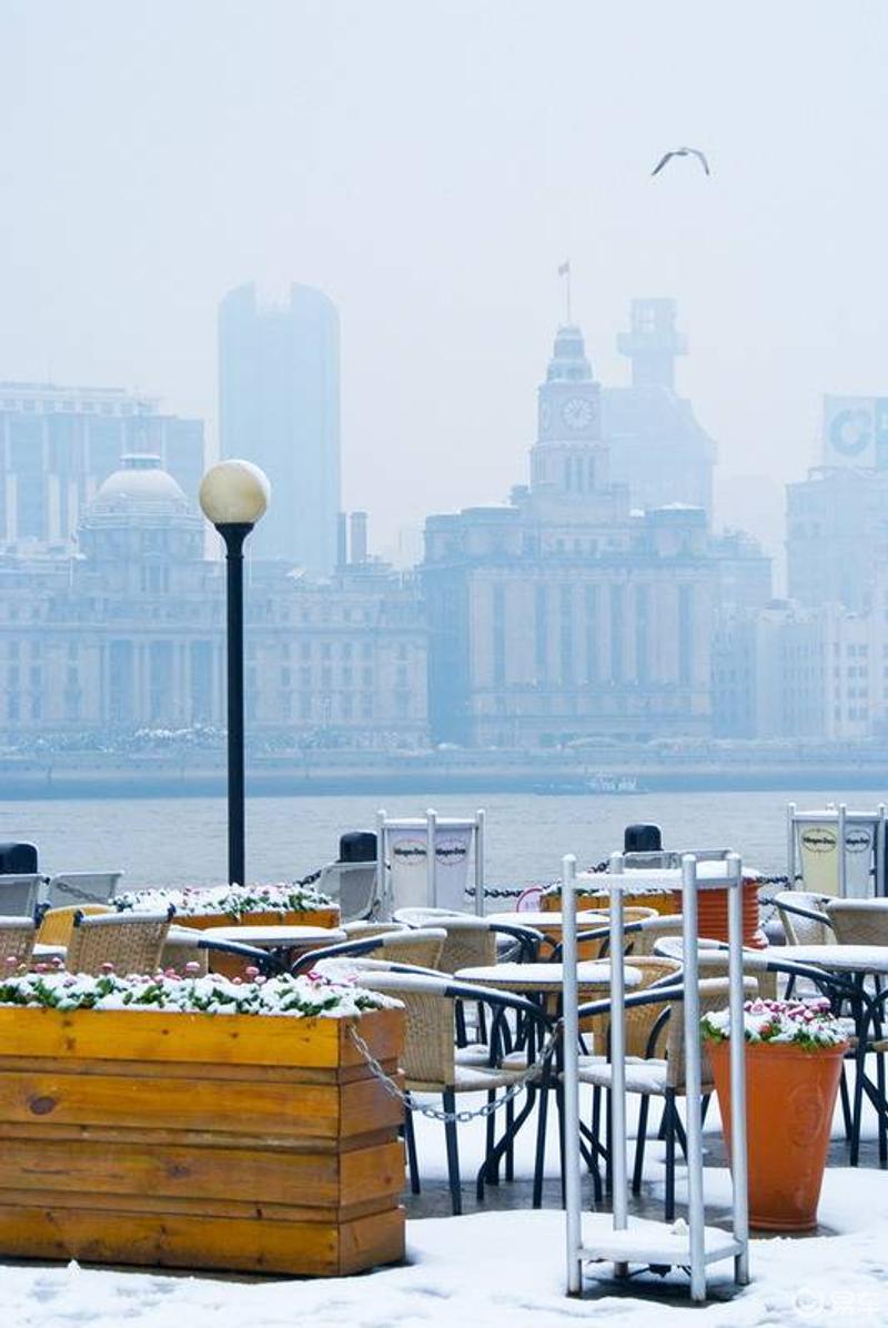 城市雪景图片 真实图片