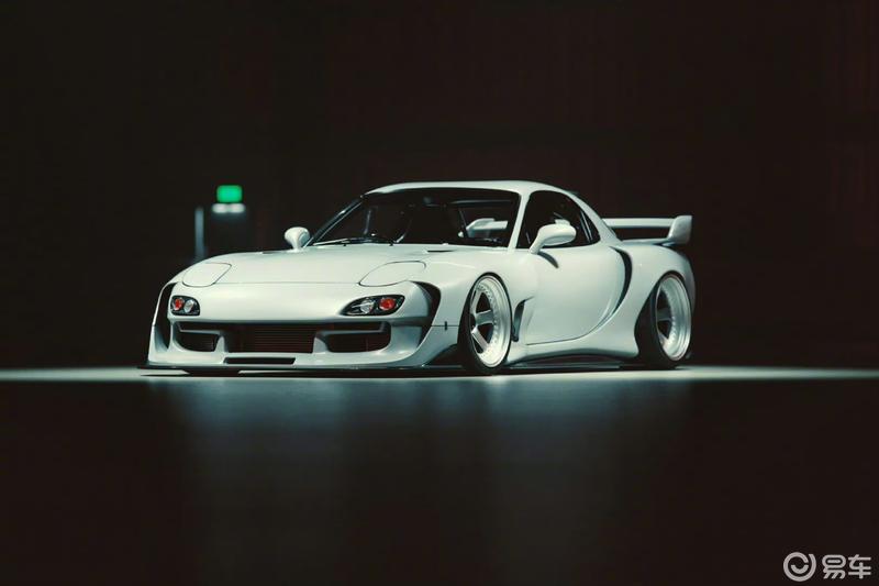 一枚漂亮的宽体马自达mazdarx7