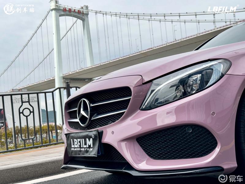 低饱和度的诱惑:奔驰c200改乌龙奶茶粉_奔驰c级社区_易车社区