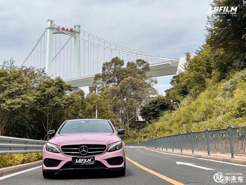 低饱和度的诱惑:奔驰c200改乌龙奶茶粉_奔驰c级社区_易车社区