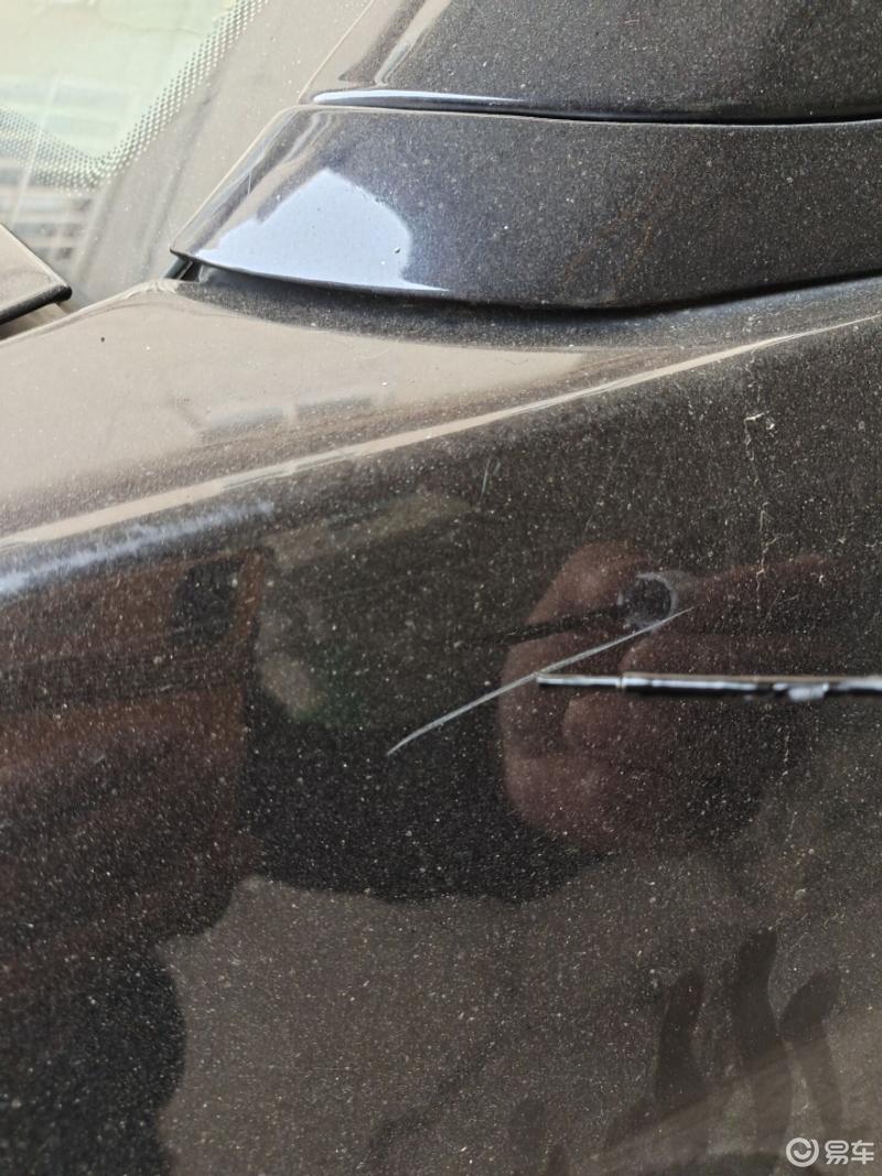 用补漆笔修复车身小划痕_桑塔纳社区_易车社区