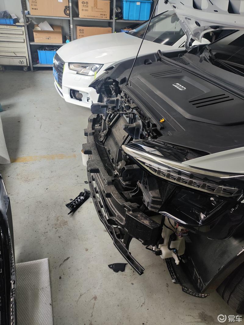 q5e前脸被揍痛失一血~冬去春来再出发~_奥迪q5 e-tron社区_易车社区