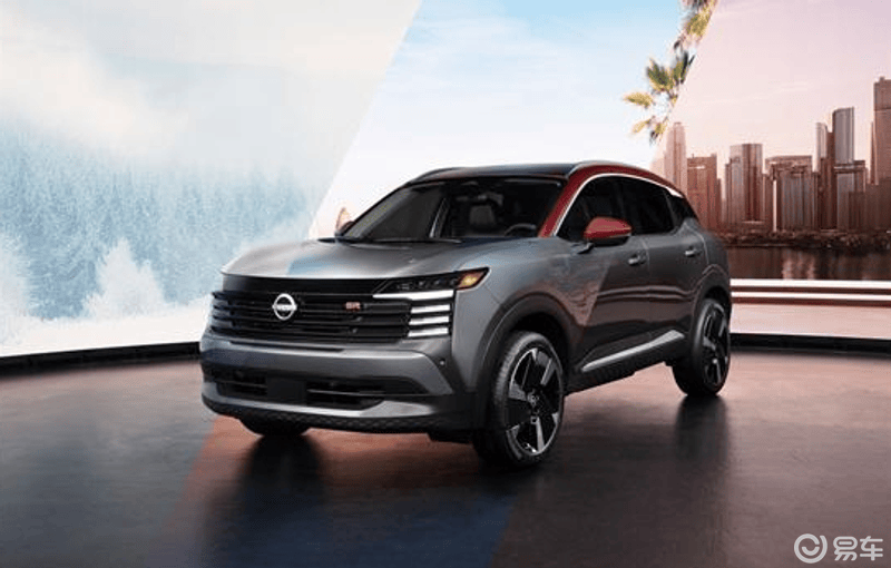 近日,全新东风日产劲客官图曝光.外观方面