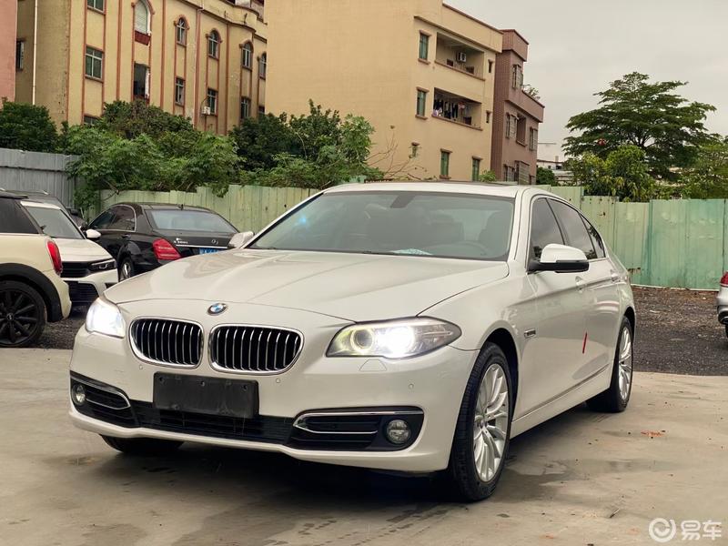 17款宝马520li典雅版,最美白色棕内