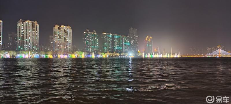 吉林夜景松花江图片