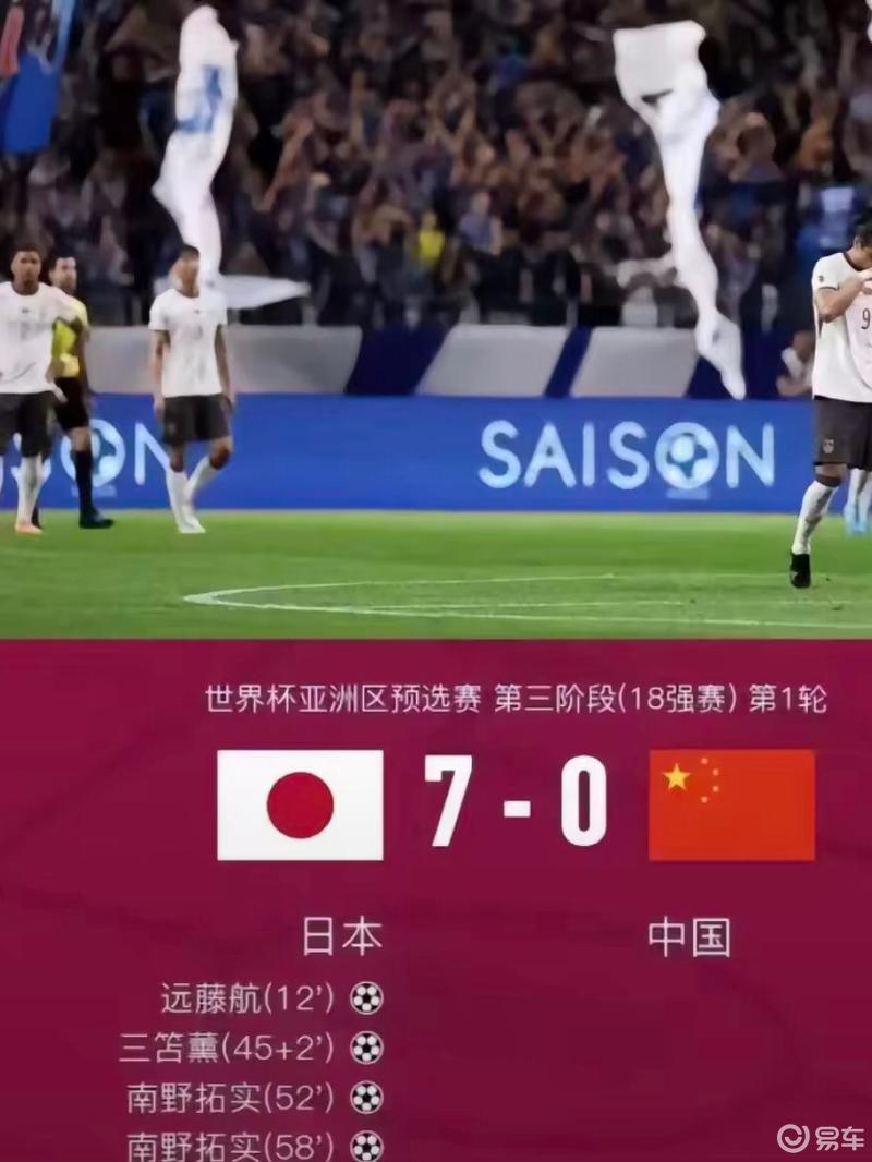 国足对日本0:7踢球还得学捷达vs5