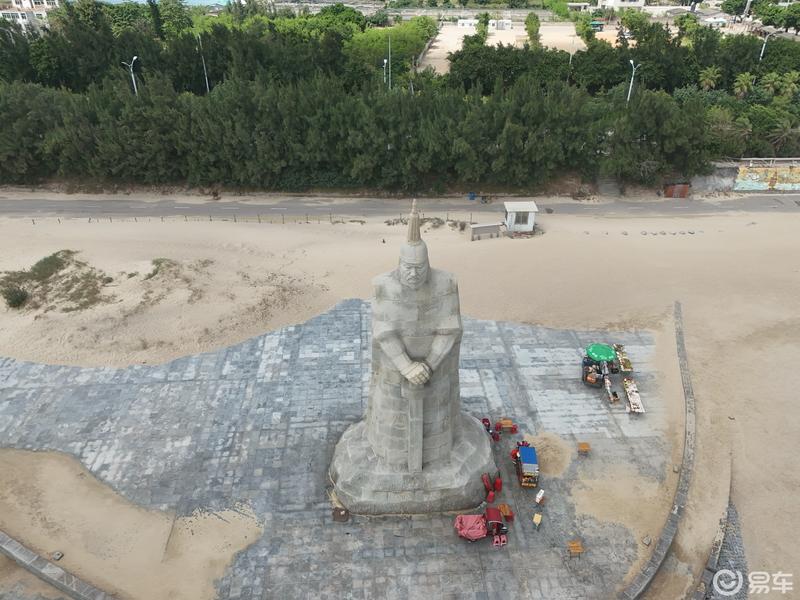 开着unit去衙口沙滩玩耍