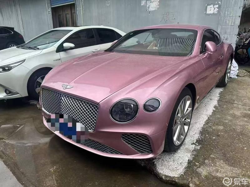 宾利 欧陆gt w12百年礼赞版,限量粉