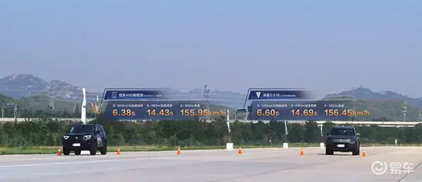 夏测大考 坦克400 Hi4-T馈电加速全场第二 衰减率仅13%