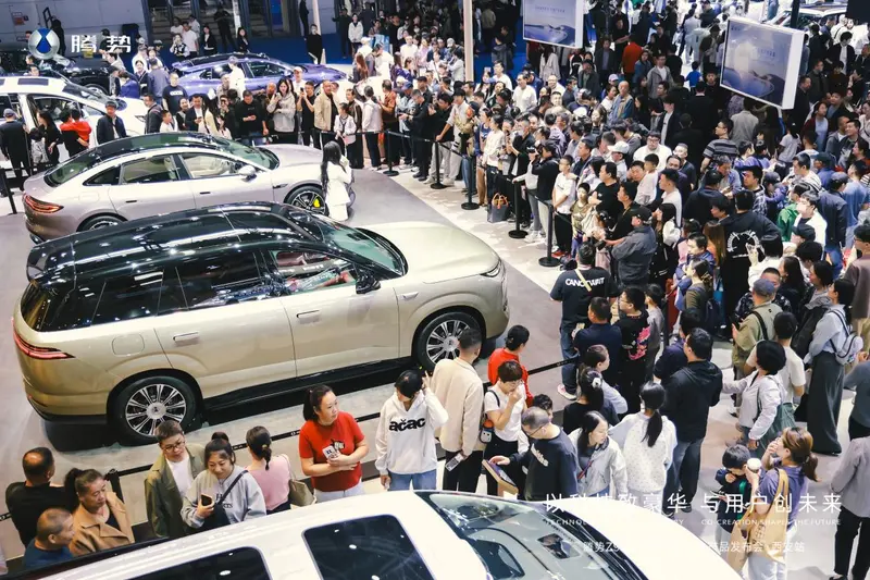 腾势Z9S & 腾势N8L纯电双车闪耀西安车展，科技豪华矩阵登陆古都