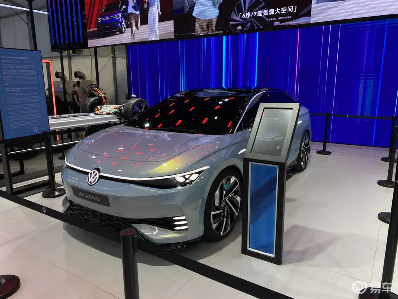 大众ID.AERO概念车实车 将于2023年下半年上市交付
