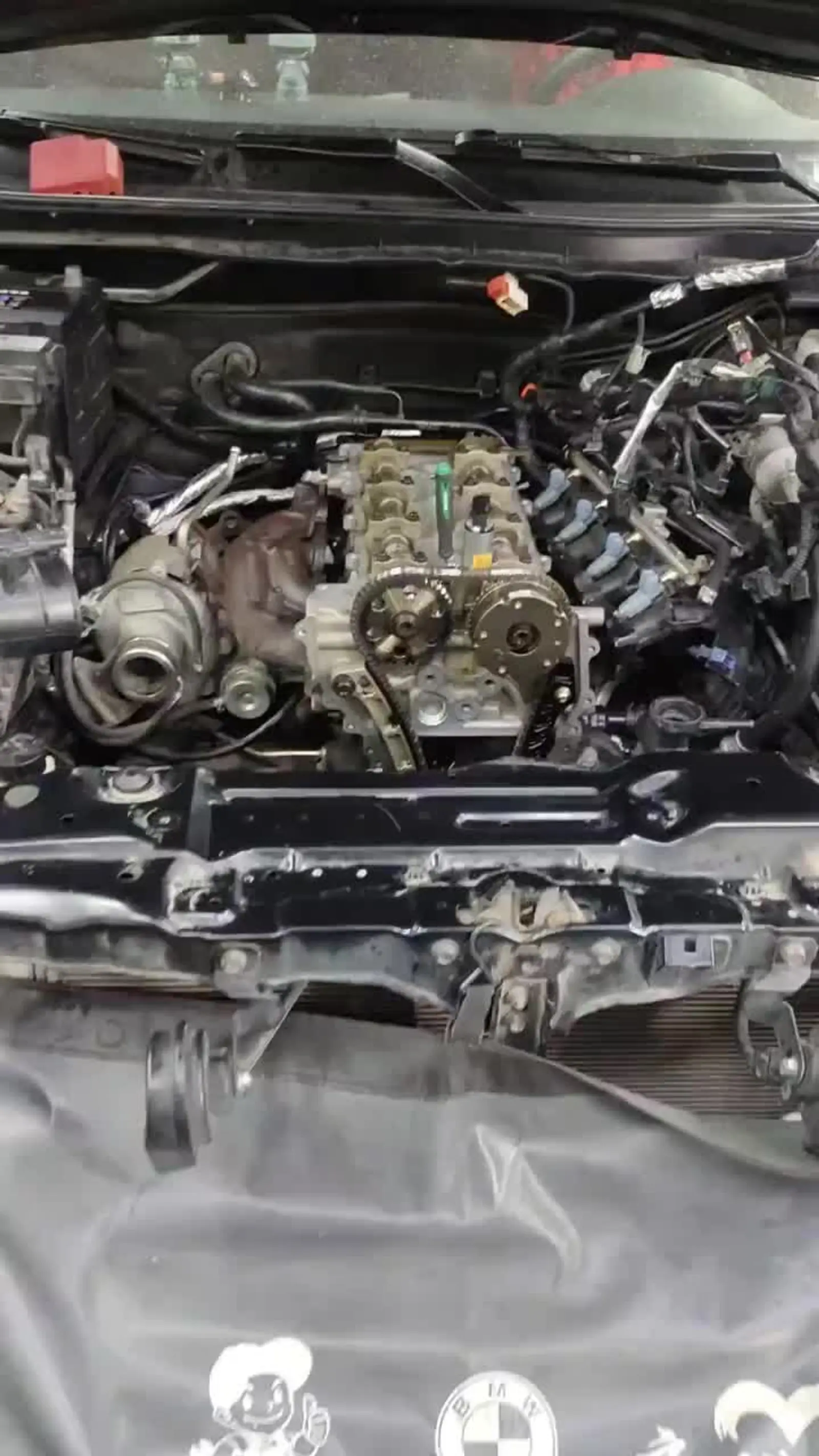 今天给大家分享一下红旗h7 2.0t发动机的正时怎么对